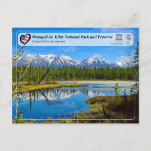 Wrangell-St. Elias Nationalpark und Erhaltung Postkarte