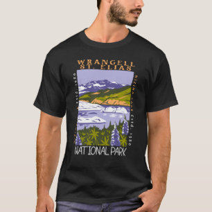 Wrangell St Elias Nationalpark Vintag gefährdet T-Shirt