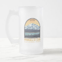 Wrangell St Elias Nationalpark Vintages Emblem