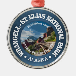 Wrangell-St Elias (NP2) Ornament Aus Metall