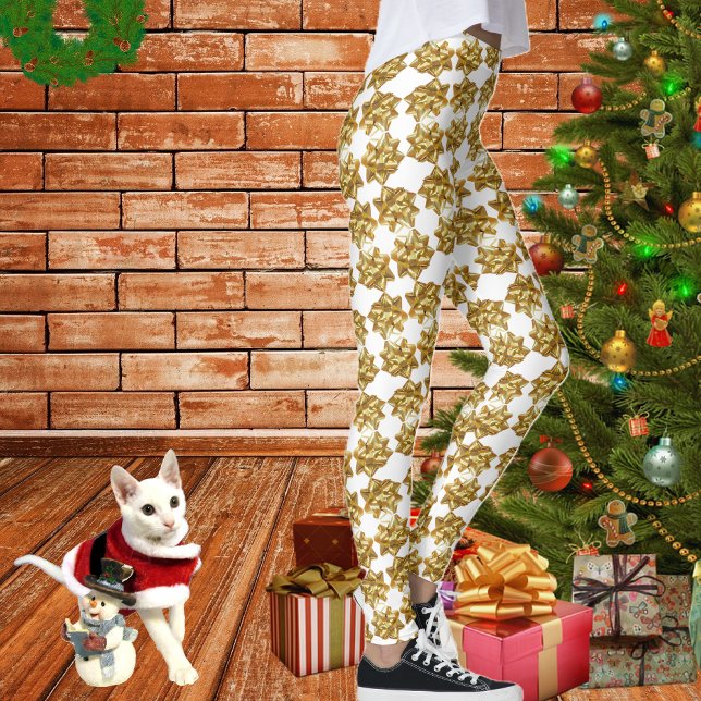 Wrap dich selbst hoch - Leggings mit Goldbucken (Von Creator hochgeladen)