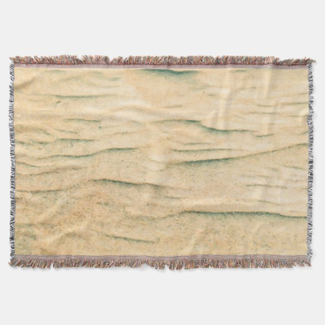 Wrap dich selbst in Beach Sand Waves Decke (Vorderseite)
