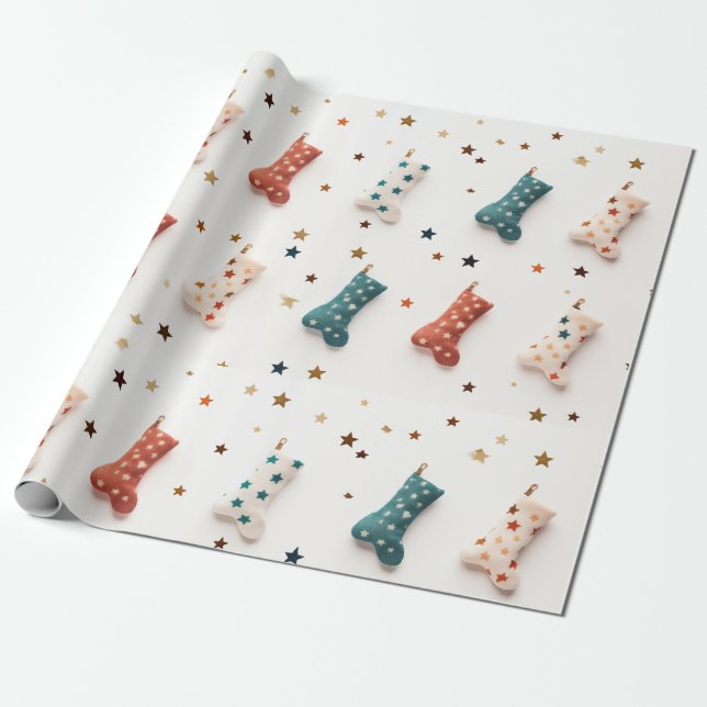 Wrap in Sock-tastic Starry Cheer Paper! Geschenkpapier (Ungerollt)