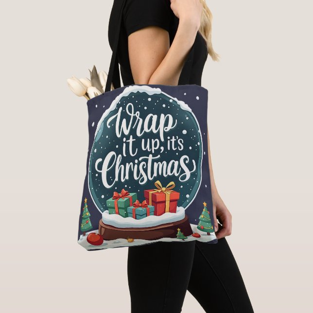 Wrap It Up Es Ist Weihnachten Schneekugel-Design (Von Nahem)