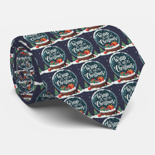 Wrap It Up Es Ist Weihnachten Schneekugel Design Krawatte