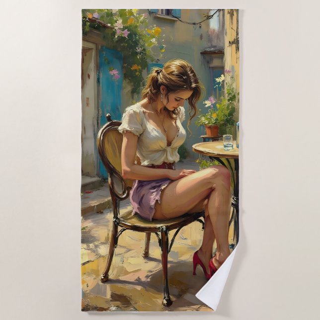 Wrap Yourself in Luxury & Comfort Towel Strandtuch (Vorderseite)