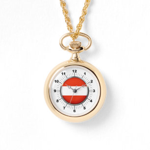 Wraparound Gold Watch in einem Buch Armbanduhr