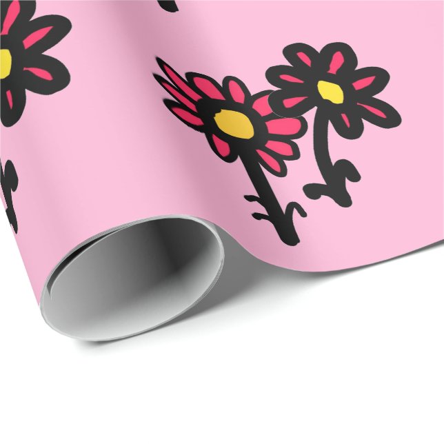 Wraping Paper Flowers Geschenkpapier (Rolleneckpunkt)