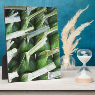 Wrapped Banana Leaf Packets Fotoplatte