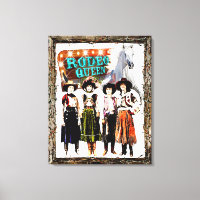 Wrapped Stretted Vintag Cowgirl Rodeo Queen