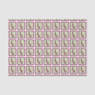 Wrapper - DELAWARE - Gerahmtes Symbol Seidenpapier