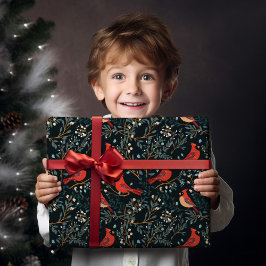 Wrapper für Vintage Kardinal Geschenkpapier