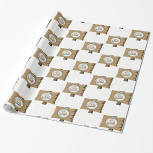 Wrapper Paper Sign Man Geschenkpapier