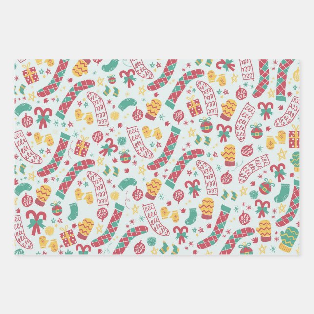 Wrapping Geschenkpapier Set (Vorderseite)