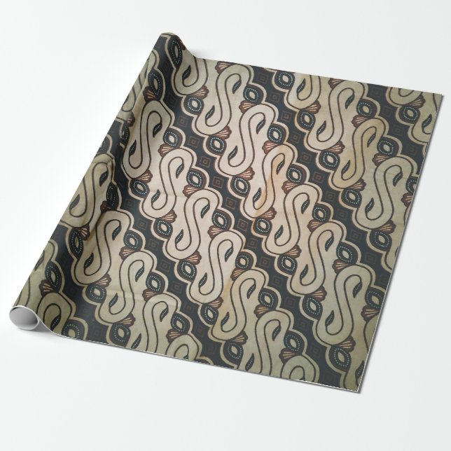 Wrapping Paper Batik Geschenkpapier (Ungerollt)