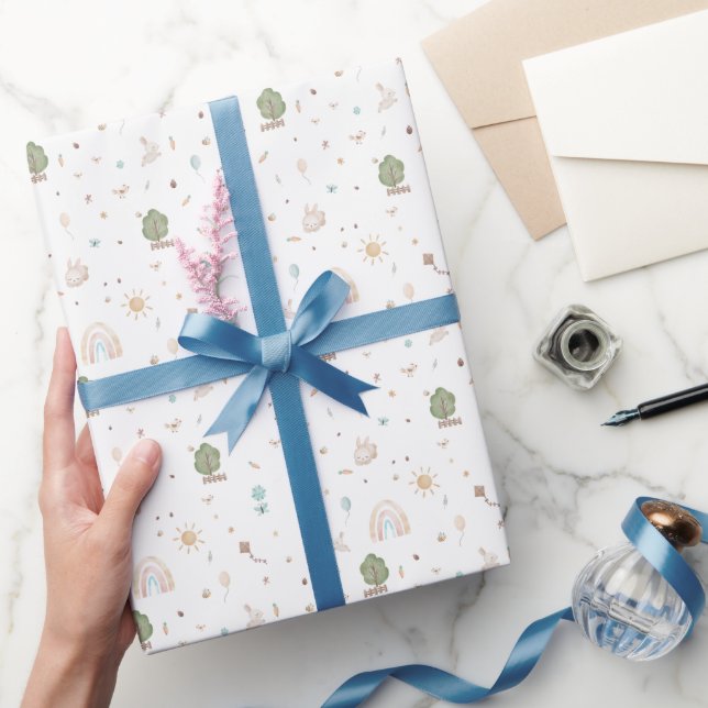 Wrapping Paper - Cute Little Animals Geschenkpapier (Schenken)