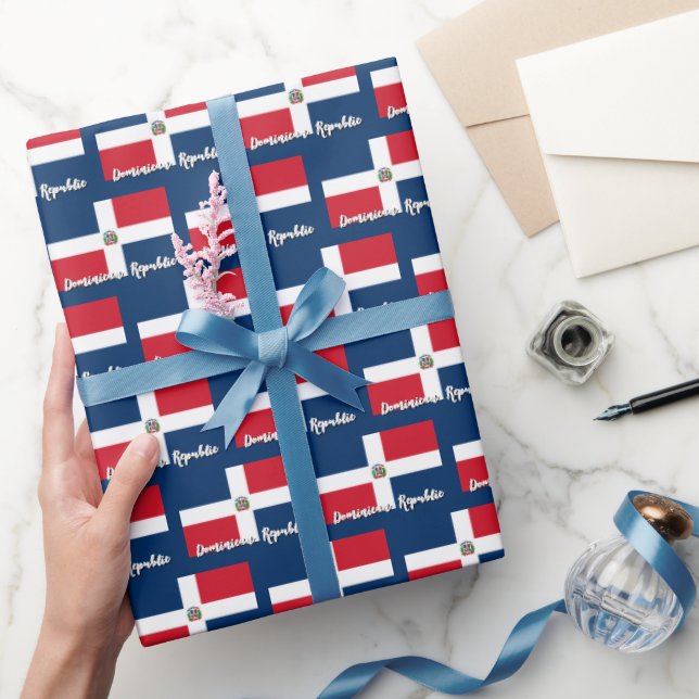Wrapping Paper der Dominikanischen Republik, domin Geschenkpapier (Schenken)