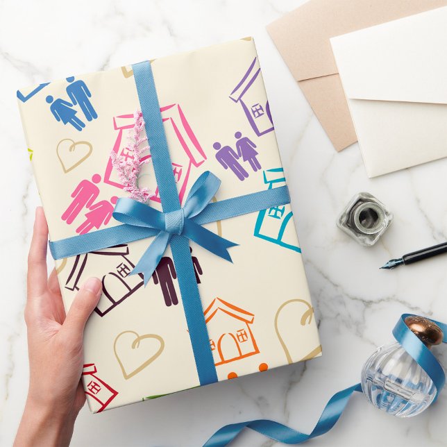 Wrapping Paper der Liebe Geschenkpapier (Von Creator hochgeladen)
