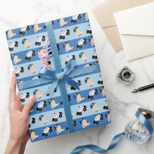 Wrapping Paper des Polizisten Geschenkpapier