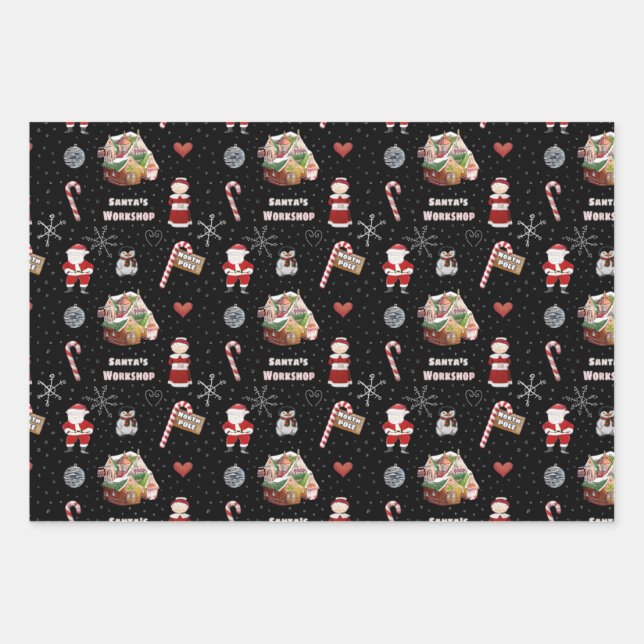 Wrapping Paper des Weihnachtswerkstätten Geschenkpapier Set (Vorderseite 3)