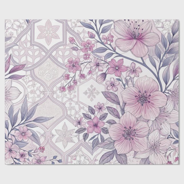 Wrapping Paper-Eid Mubarak Wrapping Paper Geschenkpapier (Flach)