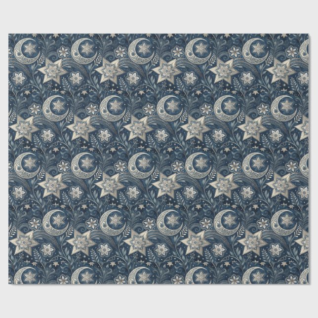 Wrapping Paper-Eid Mubarak Wrapping Paper Geschenkpapier (Flach)