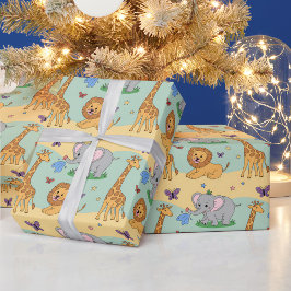 Wrapping paper featuring a playful pattern geschenkpapier