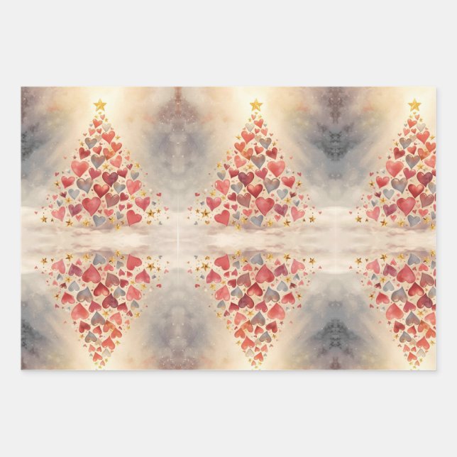 Wrapping Paper Flat Sheet Set of 3 Geschenkpapier Set (Vorderseite)