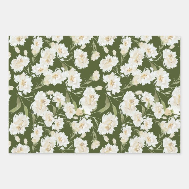 Wrapping Paper Flat Sheet Set of 3 Geschenkpapier Set (Vorderseite)