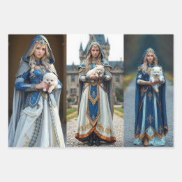 Wrapping paper France meets Asia & Butterflies Geschenkpapier Set