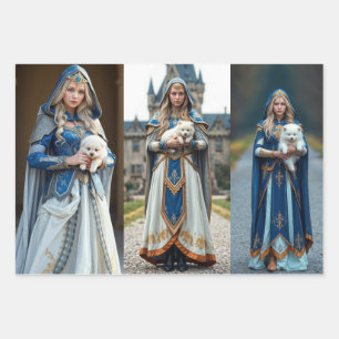 Wrapping paper France meets Asia & Butterflies Geschenkpapier Set