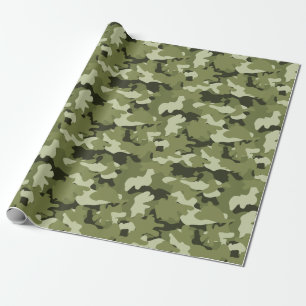 Wrapping Paper für klassische militärische Tarnung Geschenkpapier