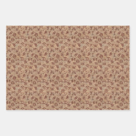 Wrapping Paper für Rindermarken Geschenkpapier Set