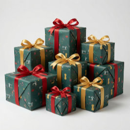 Wrapping Paper für Vintage Schneidemaschinen Geschenkpapier