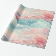 Wrapping Paper für weiche Cloud Waves