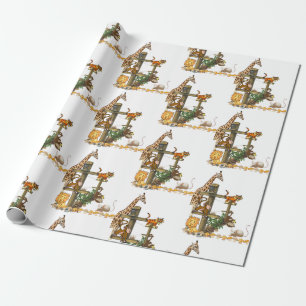 Wrapping Paper für Wildtiere Geschenkpapier