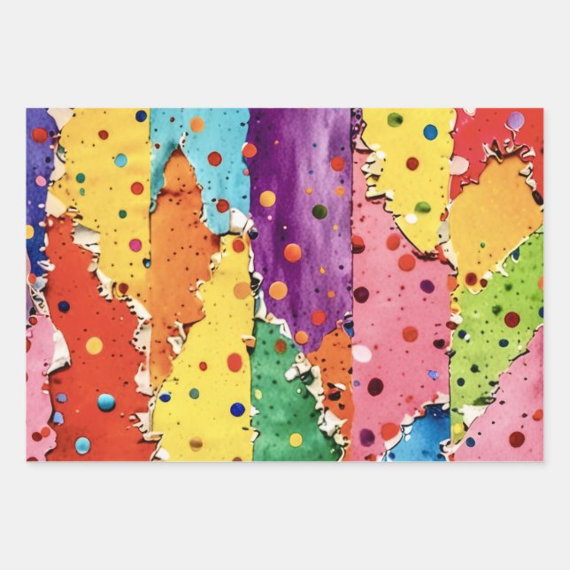 Wrapping Paper Geschenkpapier Set (Vorderseite)