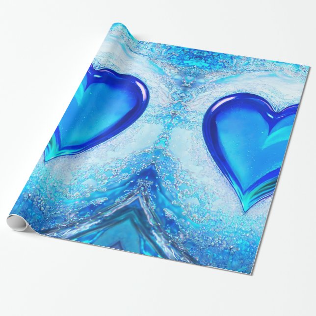 Wrapping Paper, glänzend ummantelt, 1,50 cm x 2,5  Geschenkpapier (Ungerollt)