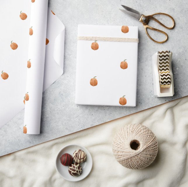 Wrapping Paper - Halloween Pumpkin Pattern Geschenkpapier (Kunsthandwerk)