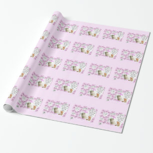 Wrapping Paper I Liebe the Wedding Cake Pink Geschenkpapier