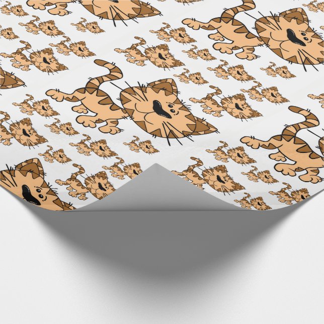 Wrapping Paper Kitten Geschenkpapier (Ecke)