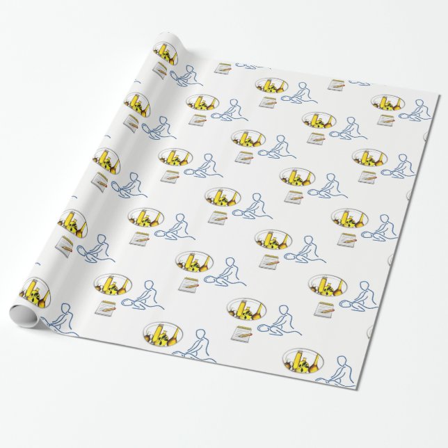Wrapping Paper Massuese Geschenkpapier (Ungerollt)