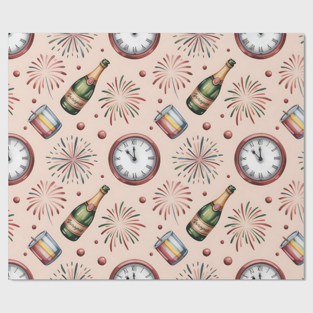 Wrapping Paper-New Year 2026 Wrapping Paper Geschenkpapier (Flach)
