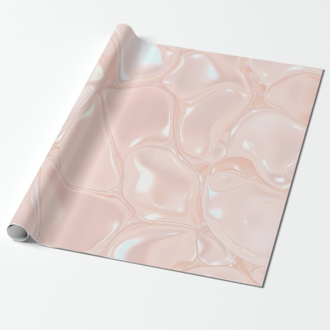 wrapping paper pastel slime design geschenkpapier (Ungerollt)