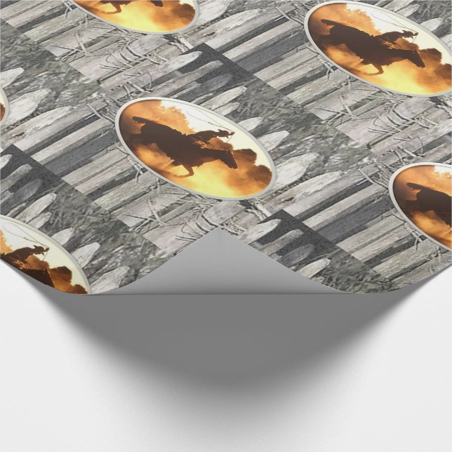 Wrapping Paper Pferd Geschenkpapier (Ecke)