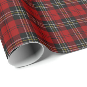 Wrapping Paper - Red Tartan Macpherson Clan Geschenkpapier