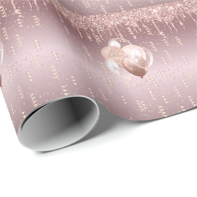 Wrapping Paper Roll 6' A Rose Gold Celebration  Geschenkpapier (Rolleneckpunkt)