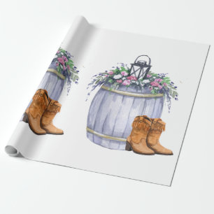 Wrapping Paper Roll Summer Country Wedding Ru Geschenkpapier