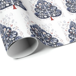 Wrapping paper - Scandinavian Christmas Tree Geschenkpapier