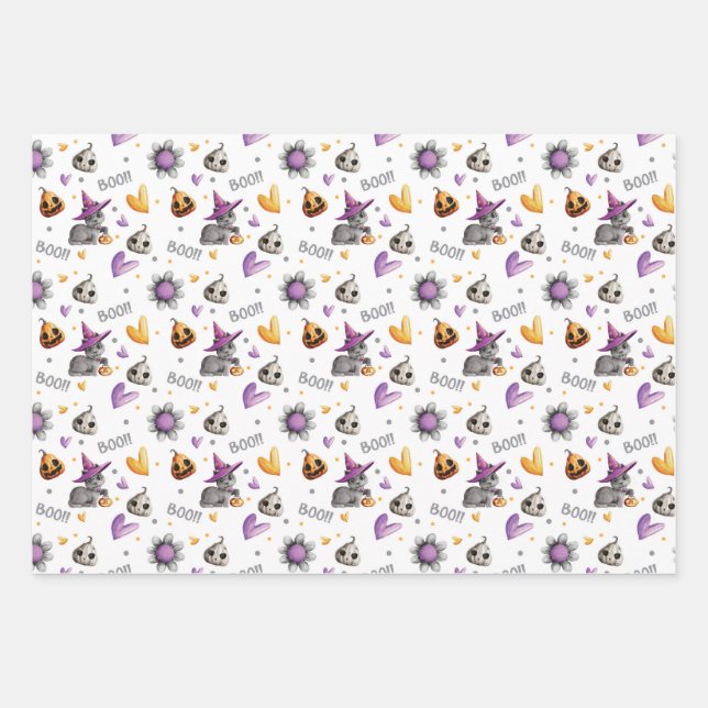 Wrapping Paper Sheets Geschenkpapier Set (Vorderseite 3)